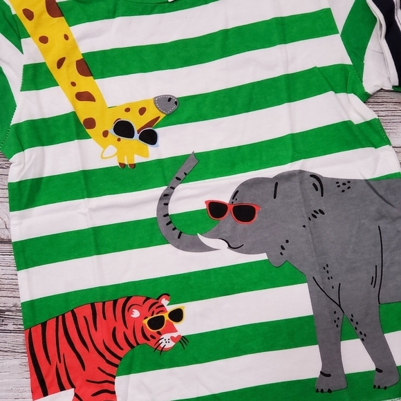 Toddler Boy Zoo Trip Bundle NWT Boutique T-Shirts - Picture 10 of 16